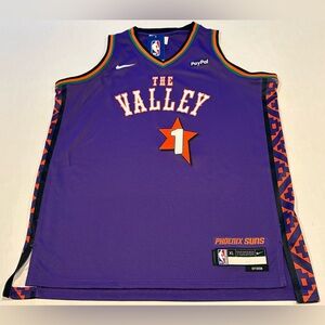Devin Booker Nike Phoenix Suns City Edition Swing man Jersey Purple Youth XL
